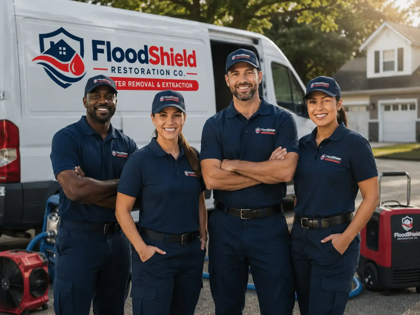 Flood Damage Restoration company in River Pines, CA